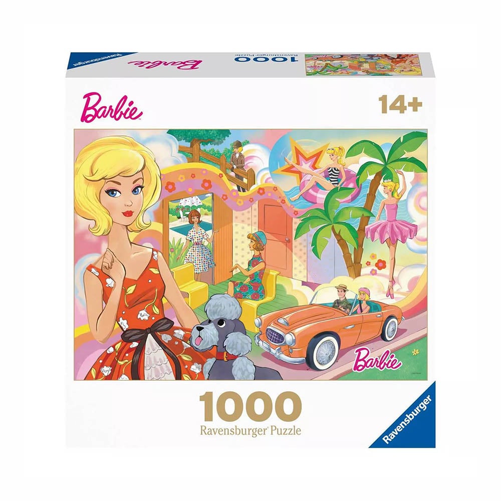 Ravensburger 1000pc Puzzle Barbie Vintage Barbie TCGNerd