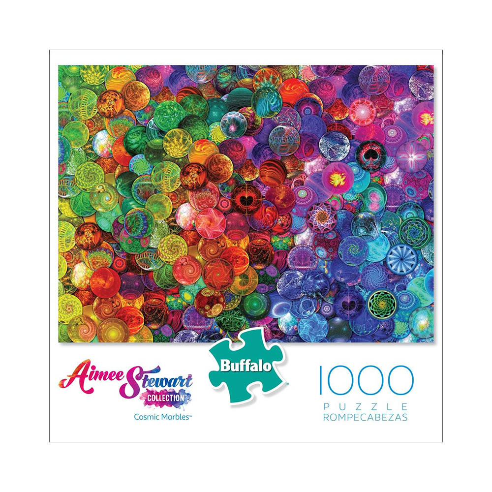 Buffalo 1000pc Puzzle - Aimee Stewart - Cosmic Marbles