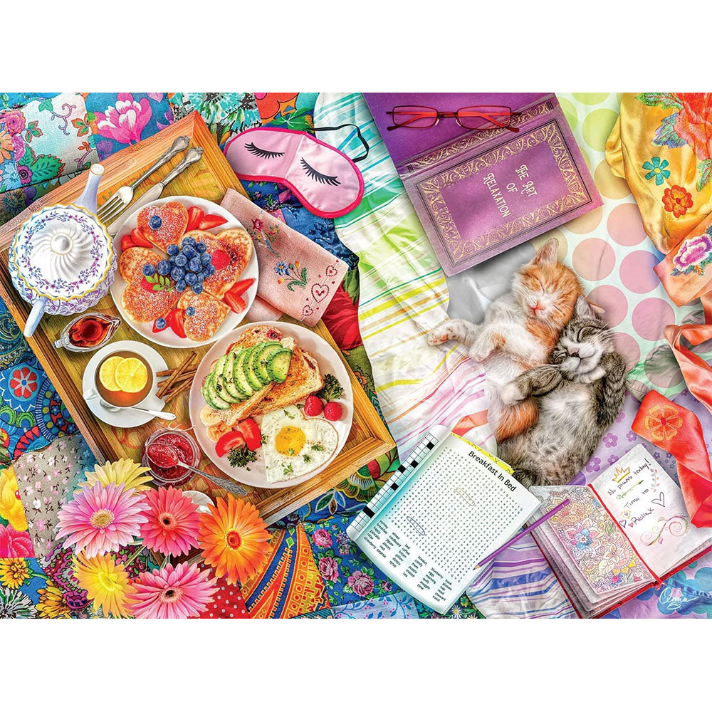 Buffalo 1000pc Puzzle - Aimee Stewart - Breakfast In Bed Secondary image