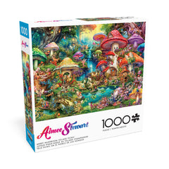 Buffalo 1000pc Puzzle - Aimee Stewart - Merry Mushroom Village Picnic