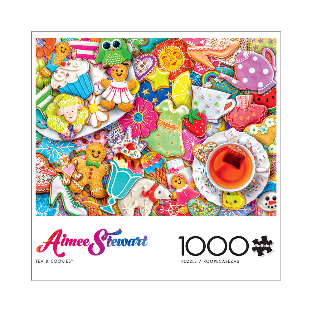 Buffalo 1000pc Puzzle - Aimee Stewart - Tea and Cookies Main image