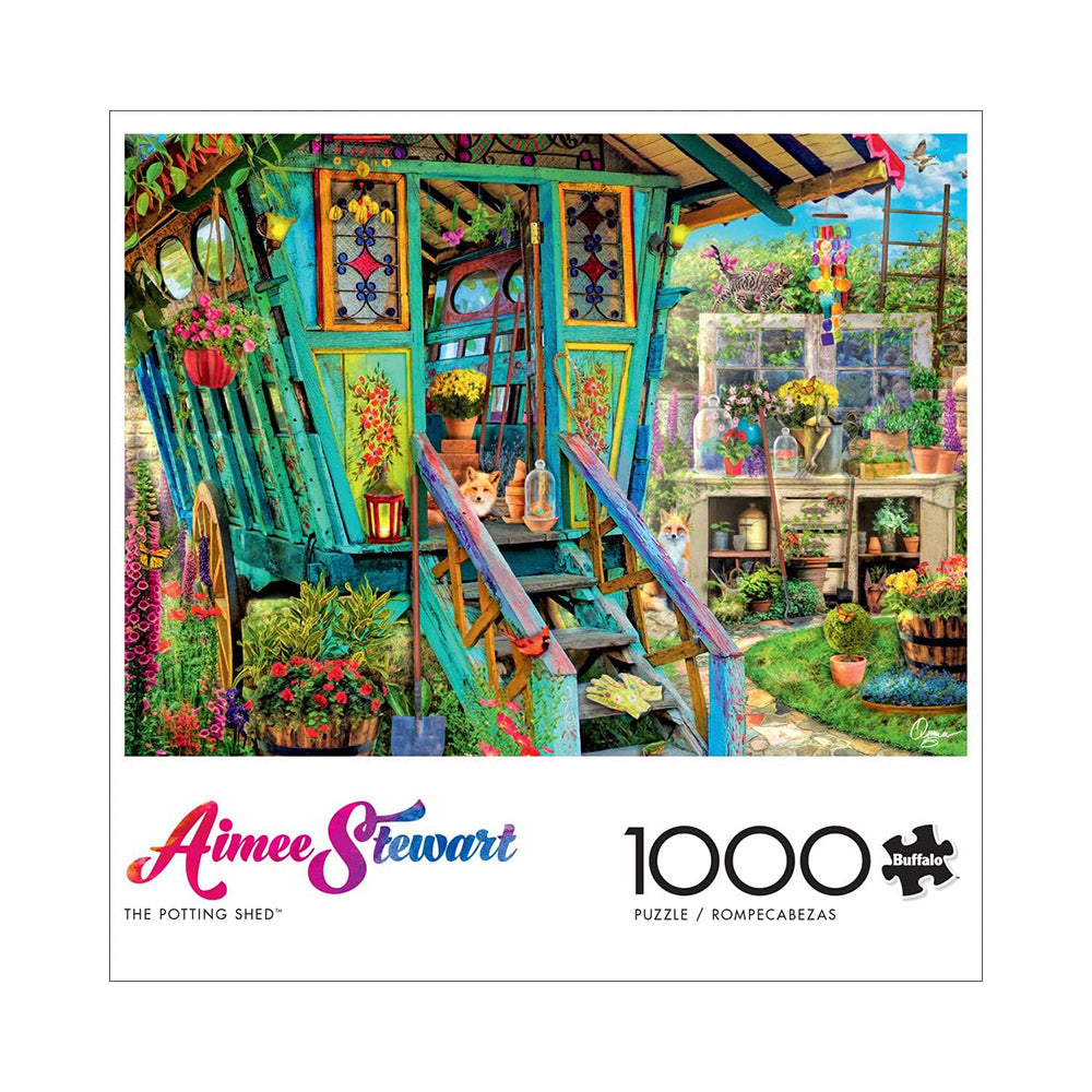 Buffalo 1000pc Puzzle - Aimee Stewart - The Potting Shed Main image