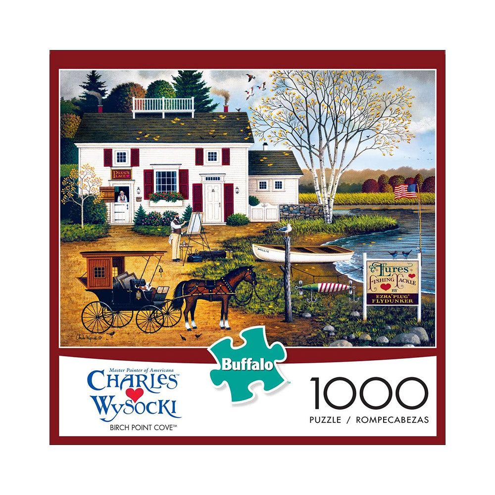 Buffalo 1000pc Puzzle - Charles Wysocki - Birch Point Cove Main image