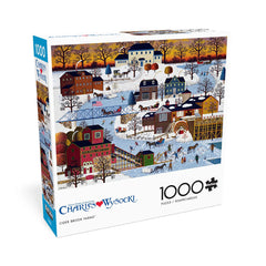 Buffalo 1000pc Puzzle - Charles Wysocki - Cider Brook Farms