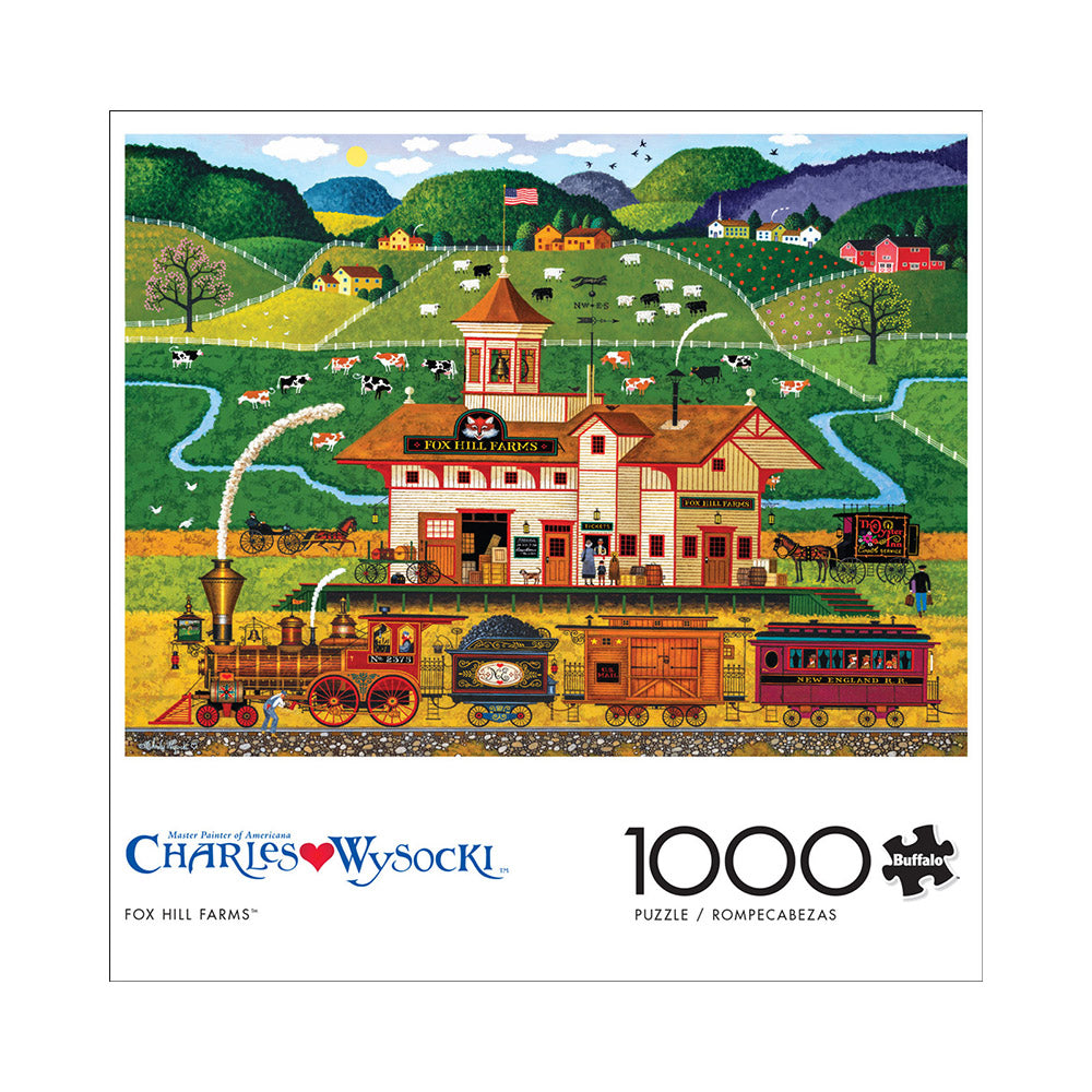 Buffalo 1000pc Puzzle - Charles Wysocki - Fox Hills Farms Main image