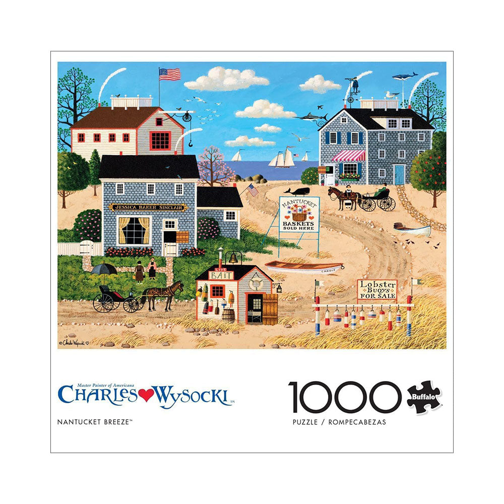 Buffalo 1000pc Puzzle - Charles Wysocki - Nantucket Breeze Main image