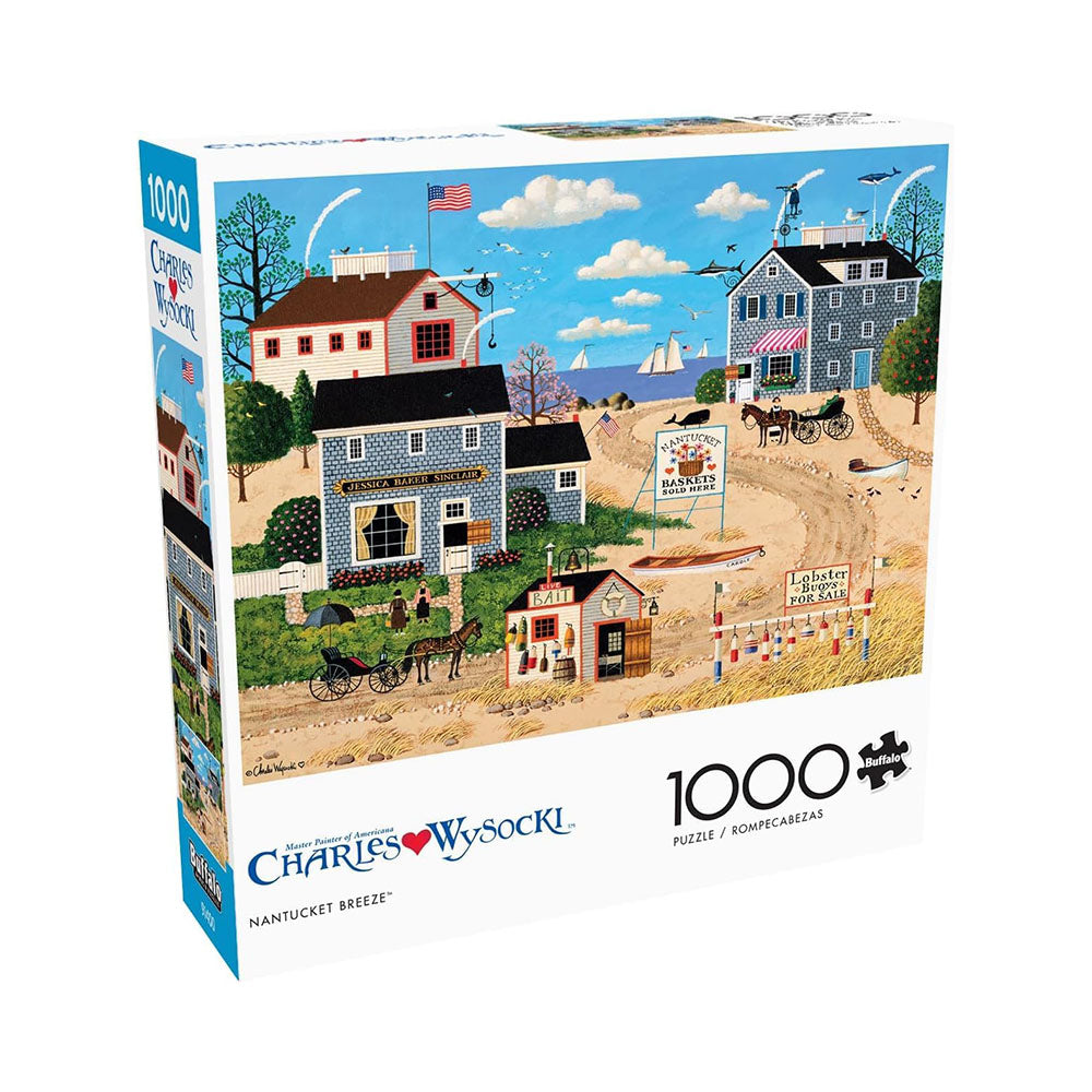 Buffalo 1000pc Puzzle - Charles Wysocki - Nantucket Breeze