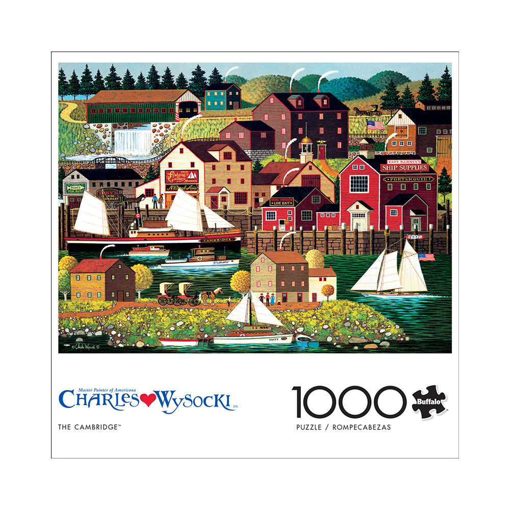 Buffalo 1000pc Puzzle - Charles Wysocki - The Cambridge Main image