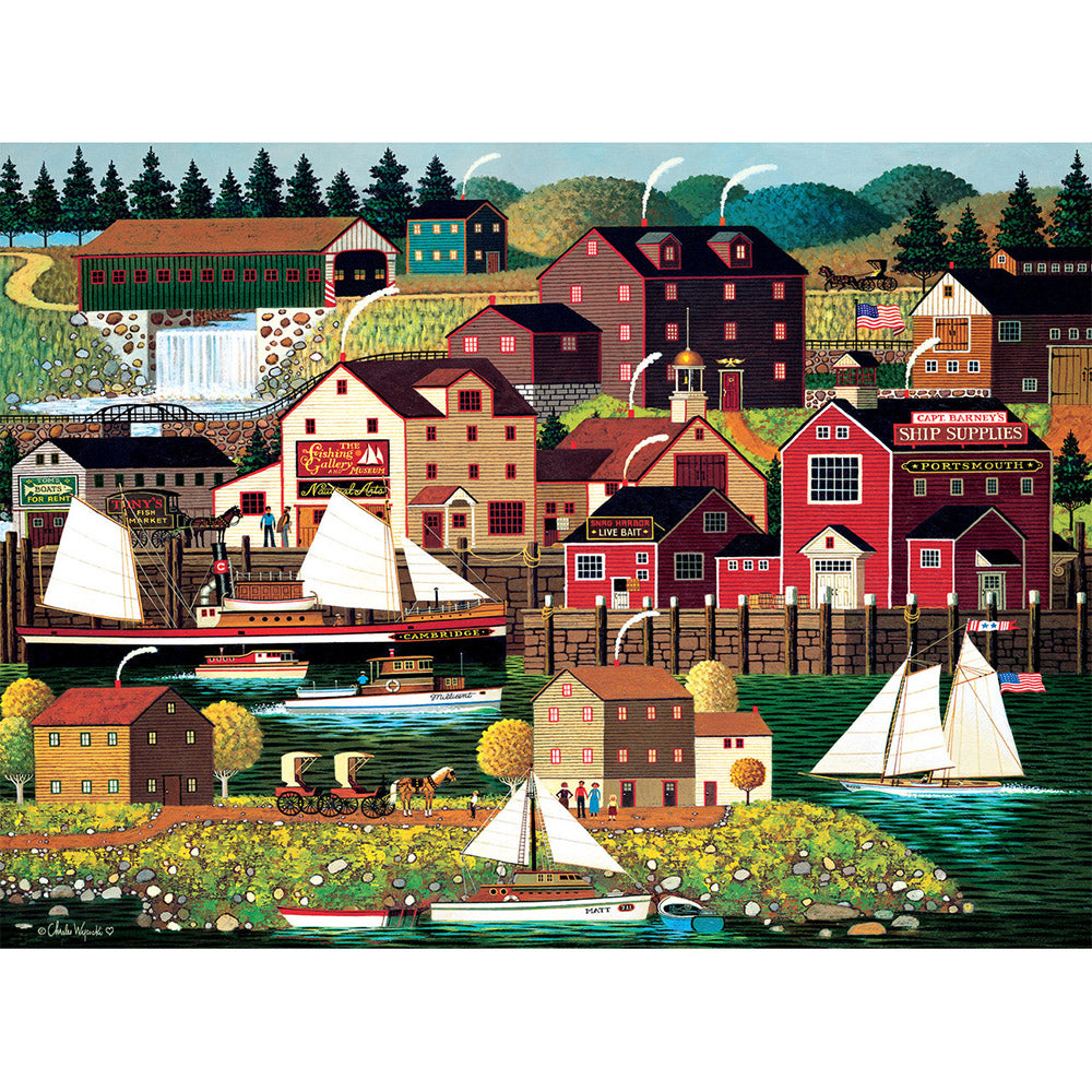 Buffalo 1000pc Puzzle - Charles Wysocki - The Cambridge Secondary image