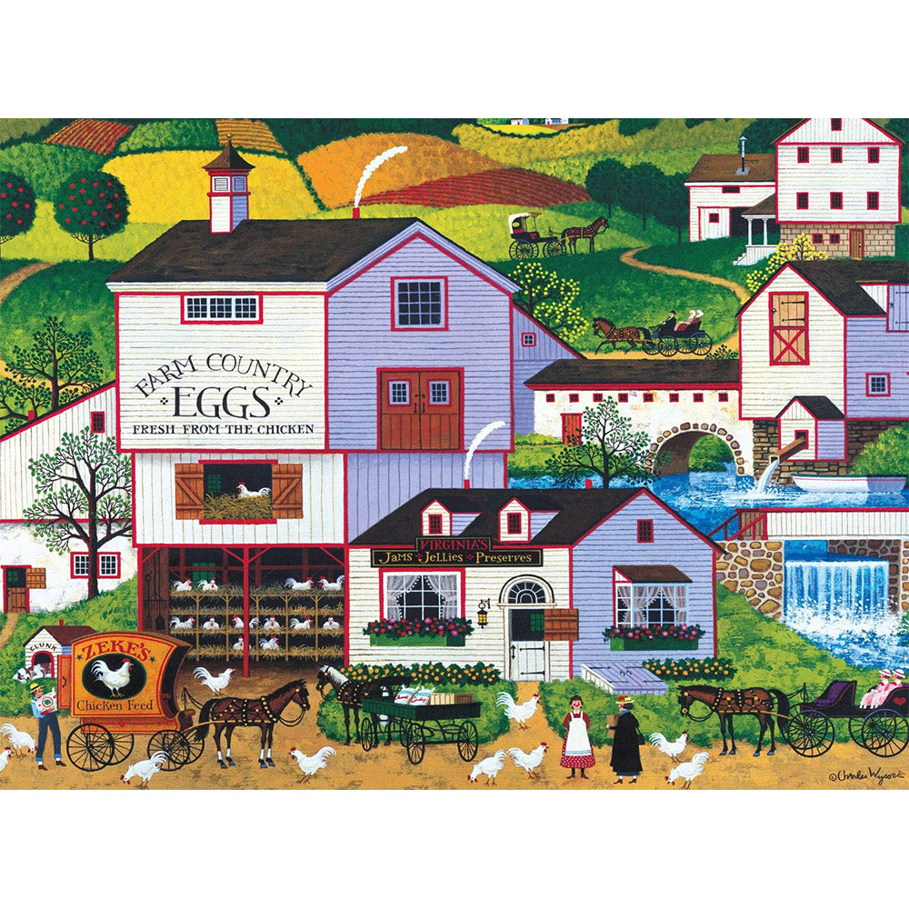 Buffalo 1000pc Puzzle - Charles Wysocki - Virginia's Nest Secondary image