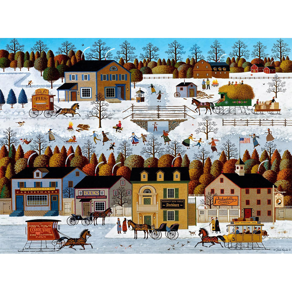 Buffalo 1000pc Puzzle - Charles Wysocki - Windjammer Canal Secondary image