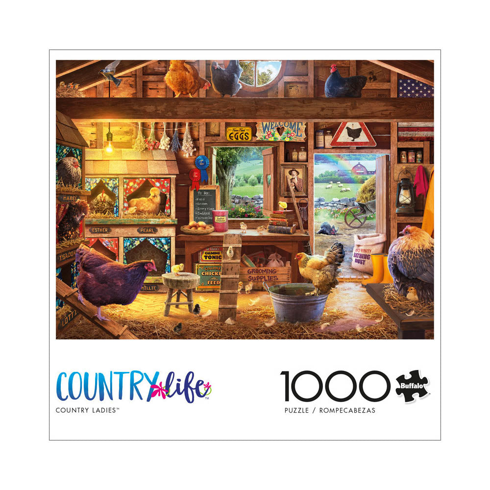 Buffalo 1000pc Puzzle - Country Life - Country Ladies