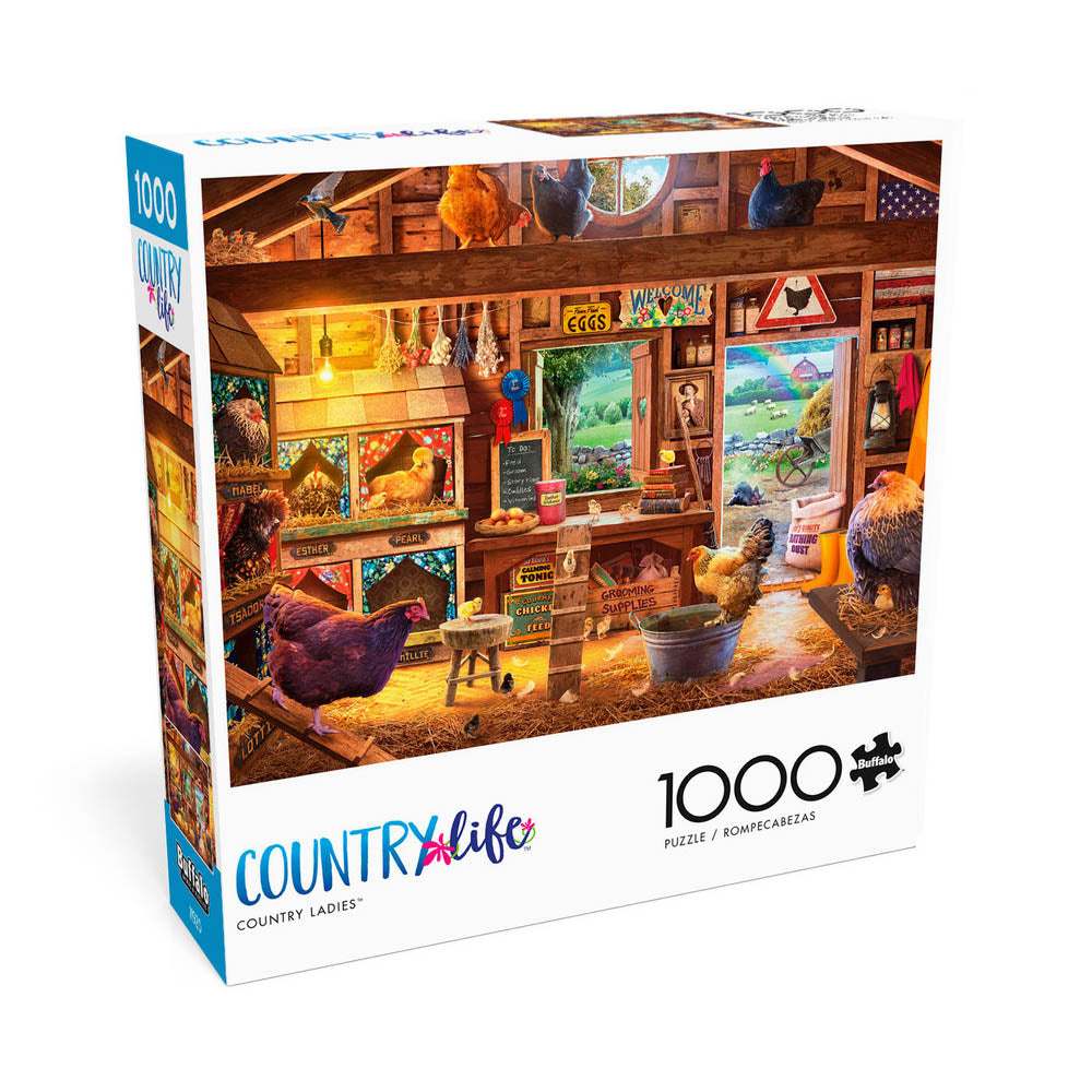 Buffalo 1000pc Puzzle - Country Life - Country Ladies