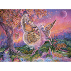 Buffalo 1000pc Puzzle - Josephine Wall Glitter Edition - Fluttercorn Dreamscape