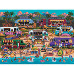 Buffalo 1000pc Puzzle - Pun Fuzzles - Hawaiian Food Truck Festival