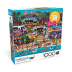 Buffalo 1000pc Puzzle - Pun Fuzzles - Hawaiian Food Truck Festival