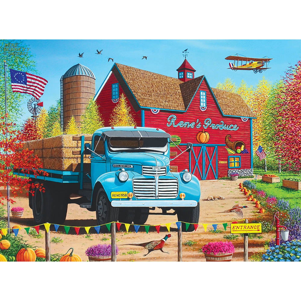 Buffalo 1000pc Puzzle - Country Life - Rene's Produce