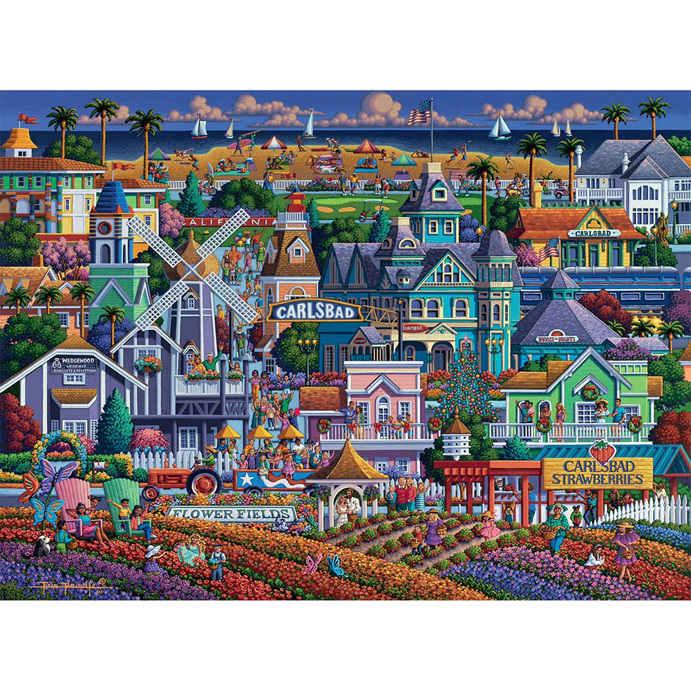 Dowdle 1000pc Puzzle - Carlsbad