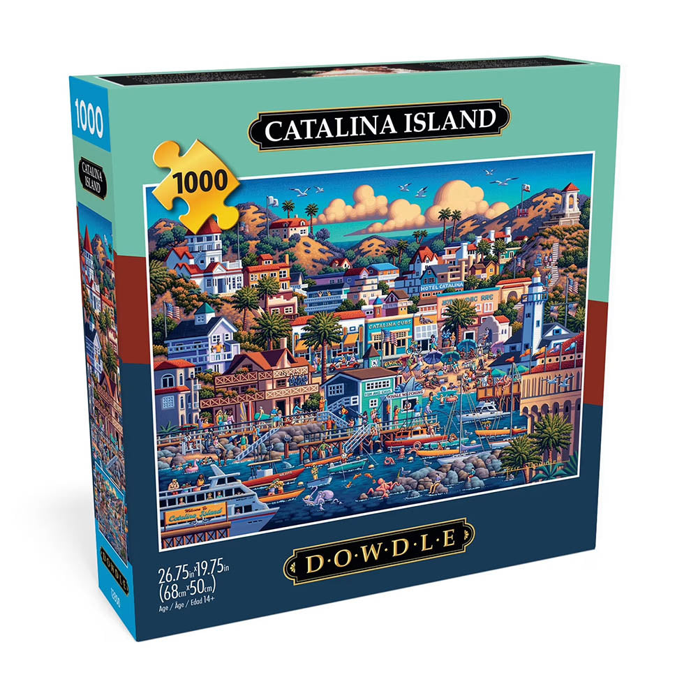 Dowdle 1000pc Puzzle - Catalina Island