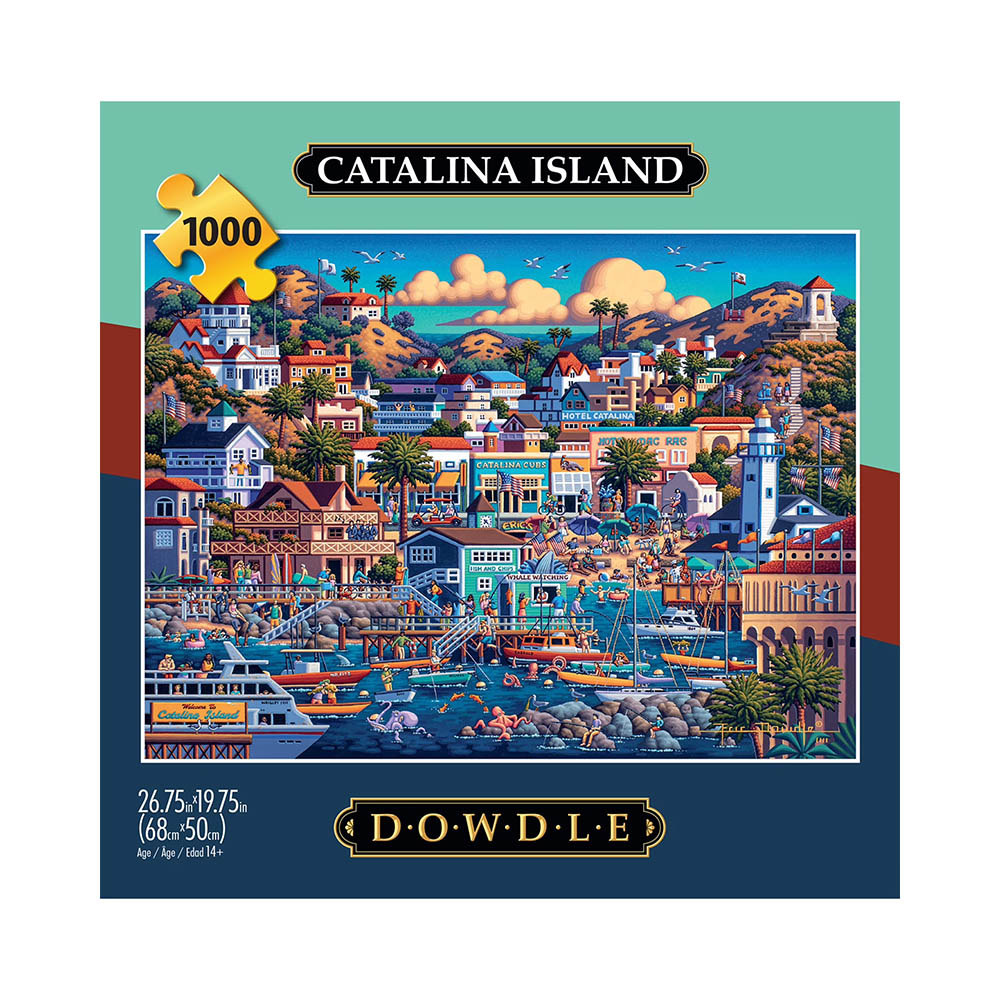 Dowdle 1000pc Puzzle - Catalina Island