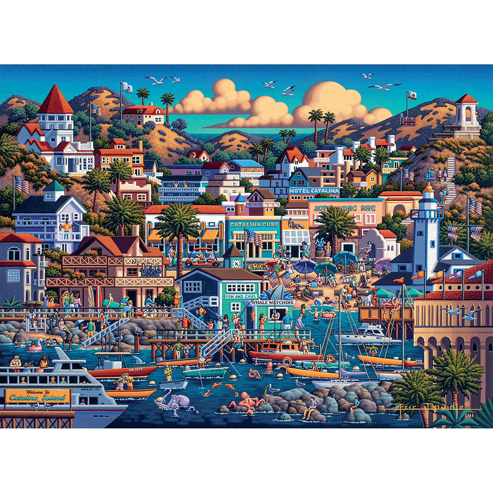 Dowdle 1000pc Puzzle - Catalina Island