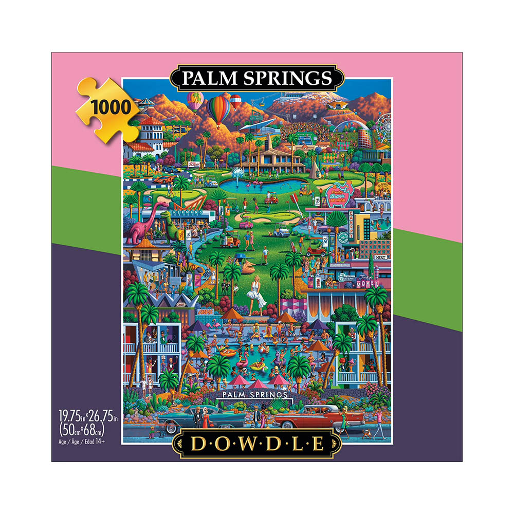 Dowdle 1000pc Puzzle - Palm Springs