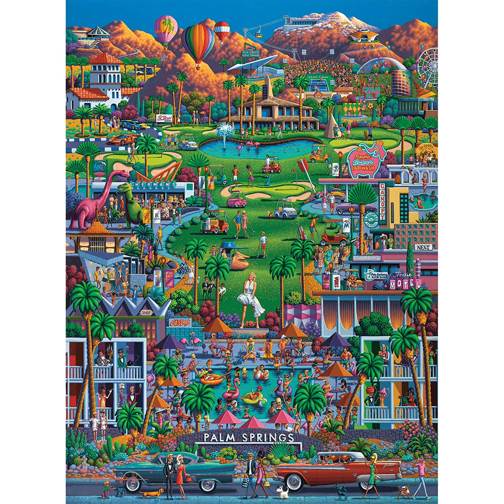 Dowdle 1000pc Puzzle - Palm Springs