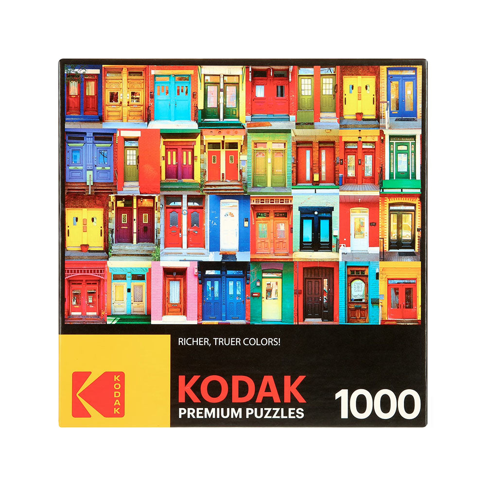Kodak 1000pc Puzzle - Colorful Montreal Doors