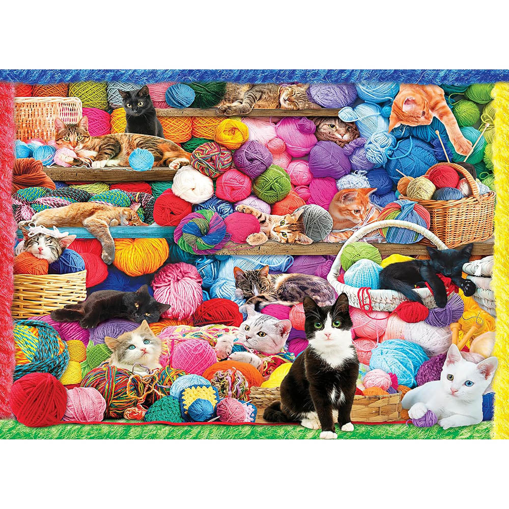 Kodak 1500pc Puzzle - Cats and Yarn