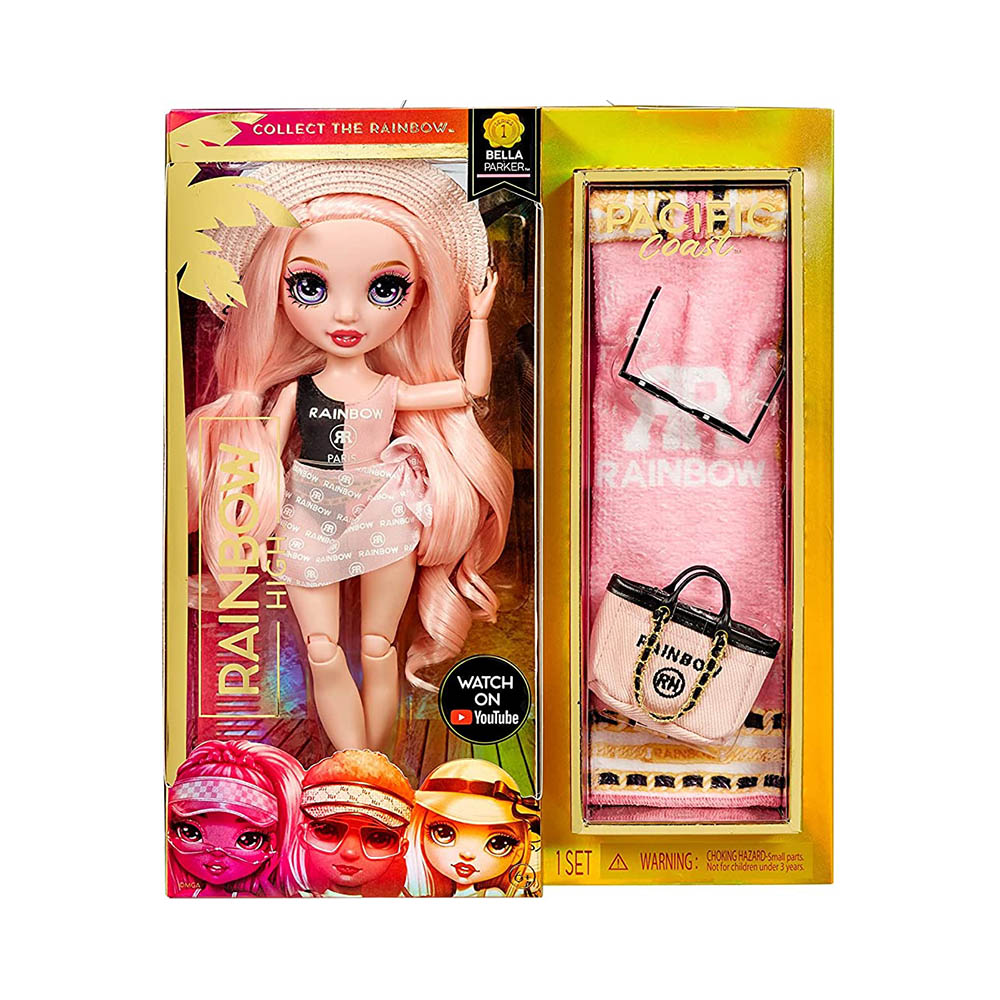 Rainbow High Pacific Coast Series 1 - Bella Parker (Pink Fashion) Main image
