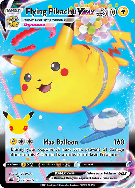 Pokemon TCG - Flying Pikachu VMAX