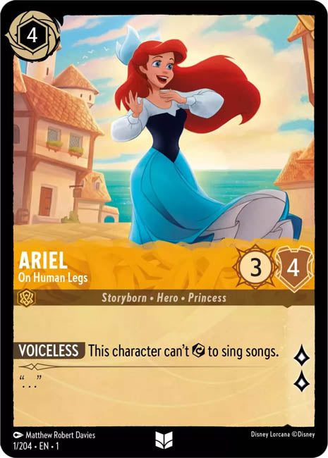 Lorcana TFC - Ariel: On Human Legs Main image