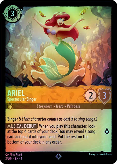 Lorcana TFC - Ariel: Spectacular Singer Secondary image