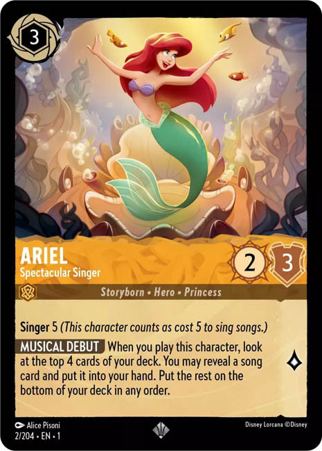 Lorcana TFC - Ariel: Spectacular Singer Main image