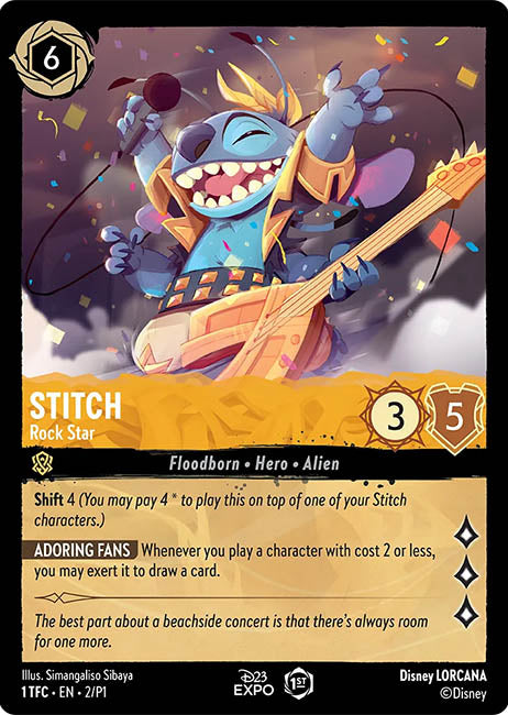 Lorcana D23 - Stitch: Rock Star Main image
