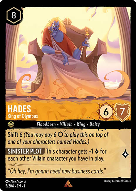 Lorcana TFC - Hades: King of Olympus Main image