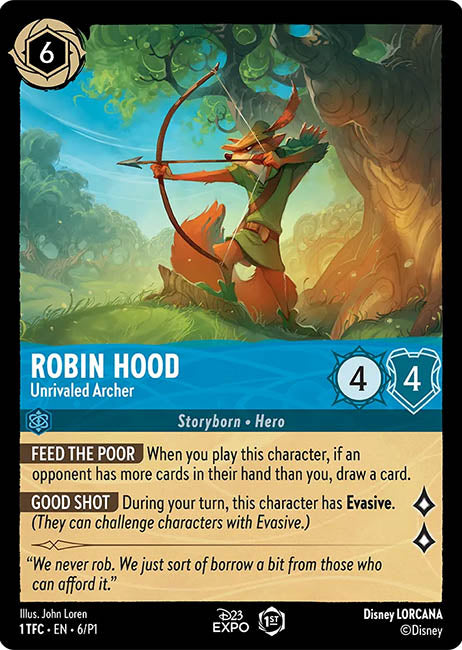Lorcana D23 - Robin Hood: Unrivaled Archer Main image