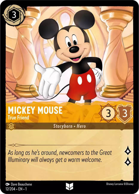 Lorcana TFC - Mickey Mouse: True Friend Main image
