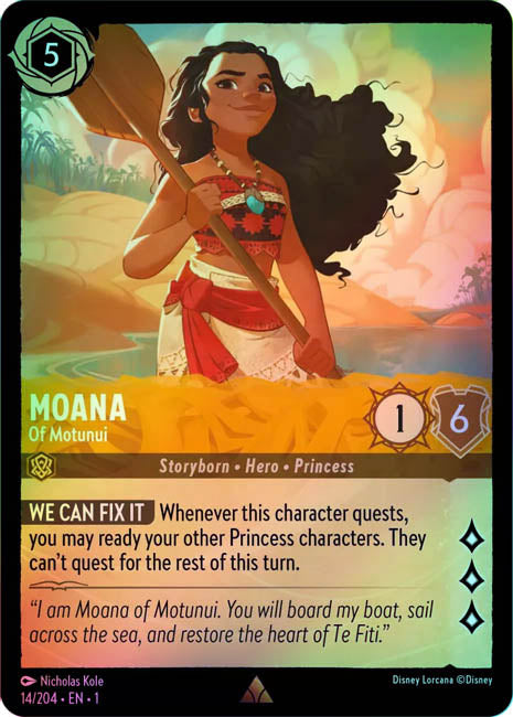 Lorcana TFC - Moana of Motunui Secondary image