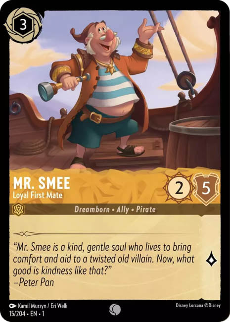 Lorcana TFC - Mr. Smee: Loyal First Mate Main image