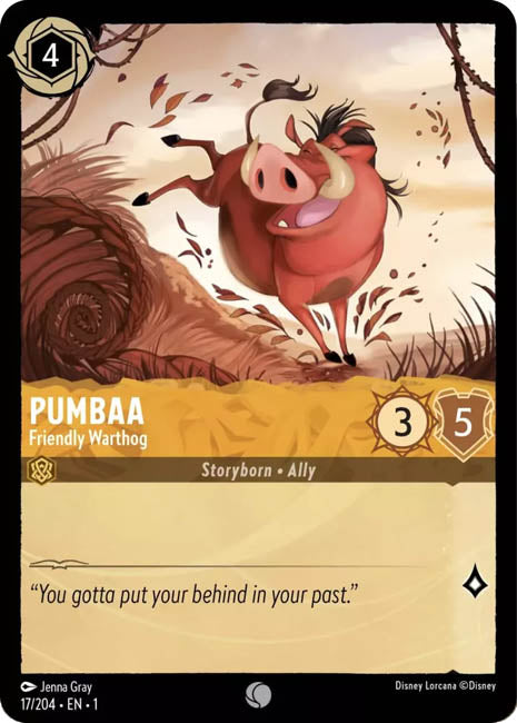 Lorcana TFC - Pumbaa: Friendly Warthog Main image