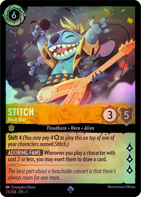 Lorcana TFC - Stitch: Rock Star