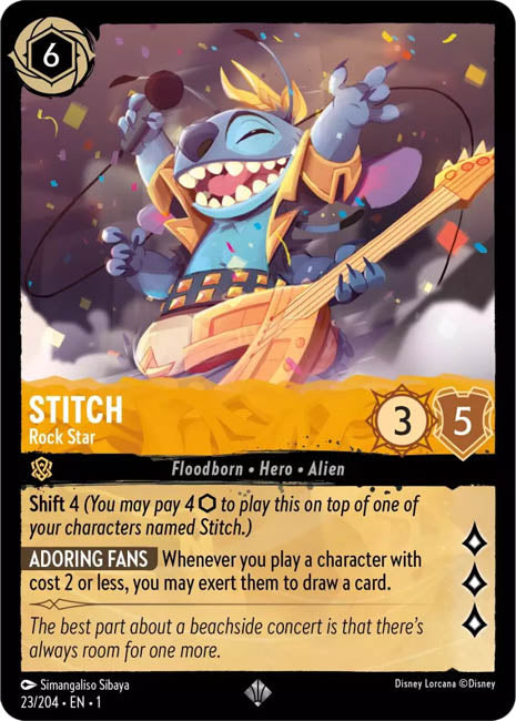 Lorcana TFC - Stitch: Rock Star