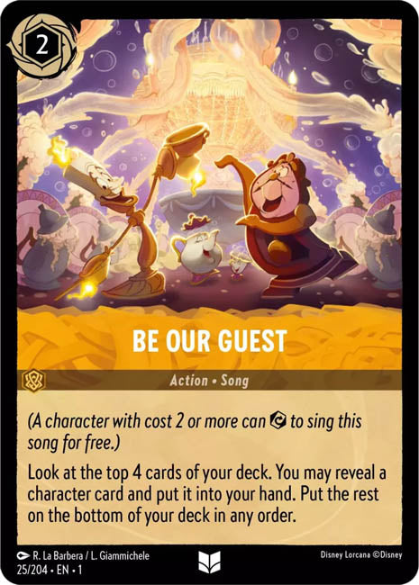 Lorcana TFC - Be Our Guest Main image
