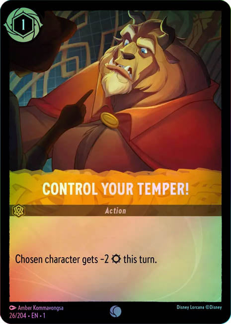 Lorcana TFC - Control Your Temper! Secondary image