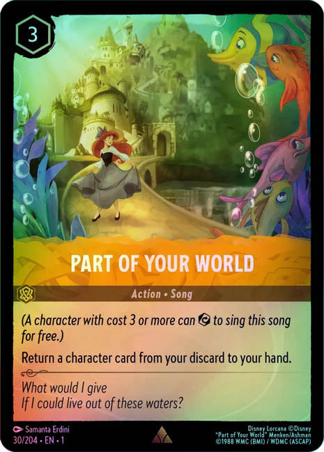 Lorcana TFC - Part Of Your World Secondary image