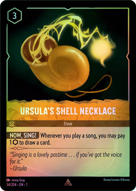 Lorcana TFC - Ursula's Shell Necklace Secondary image
