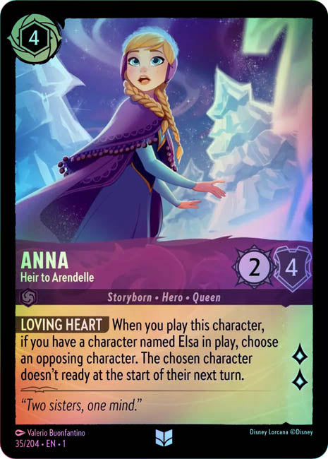 Lorcana TFC - Anna: Heir to Arendelle Secondary image