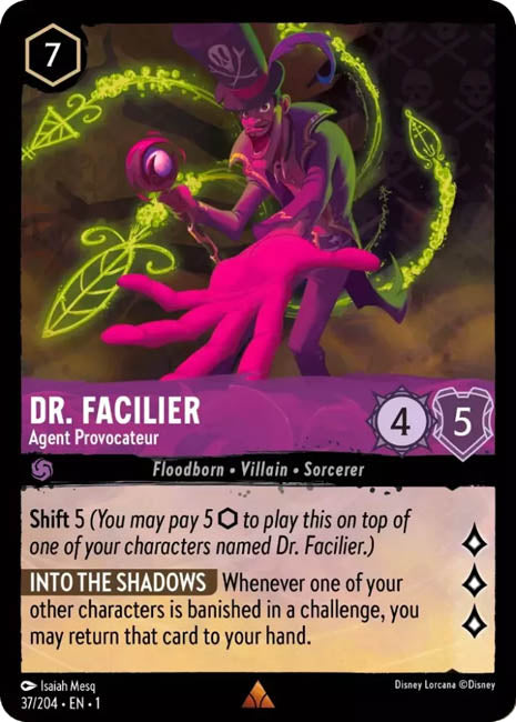 Lorcana TFC - Dr. Facilier: Agent Provocateur Main image