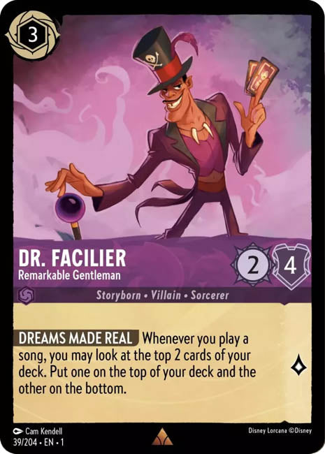 Lorcana TFC - Dr. Facilier: Remarkable Gentleman Main image